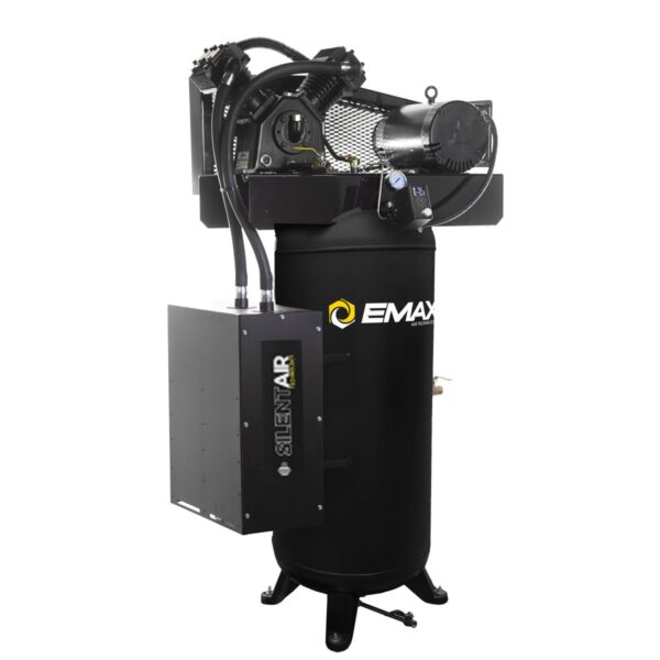 ES05V060V1 - EMAX Silent Industrial 5 HP 60-Gallon 1-Phase Air Compressor