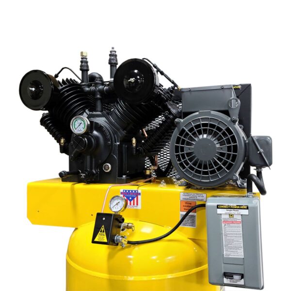 ES07V080V1PK EMAX SILENT AIR INDUSTRIAL 7.5 HP 1-PHASE 2 STAGE 80 GAL. VERTICAL STATIONARY ELECTRIC AIR COMPRESSOR w/ REFRIGERATED AIR DRYER (EDRCF1150030) - Image 5