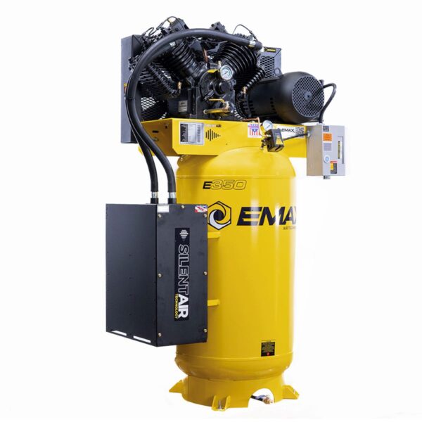ES07V080V1 - EMAX 7.5 HP 1-Phase 2 Stage 80 gal.With Pressure Lube Pump&Silencer Kit for 5-10hp - Image 3